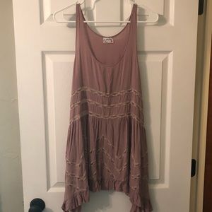 Free People Voile and Lace Trapeze Slip